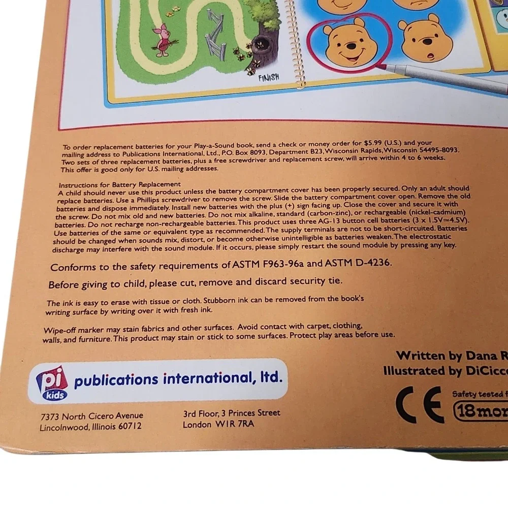 Disney 2002 Winnie The Pooh Interactive 